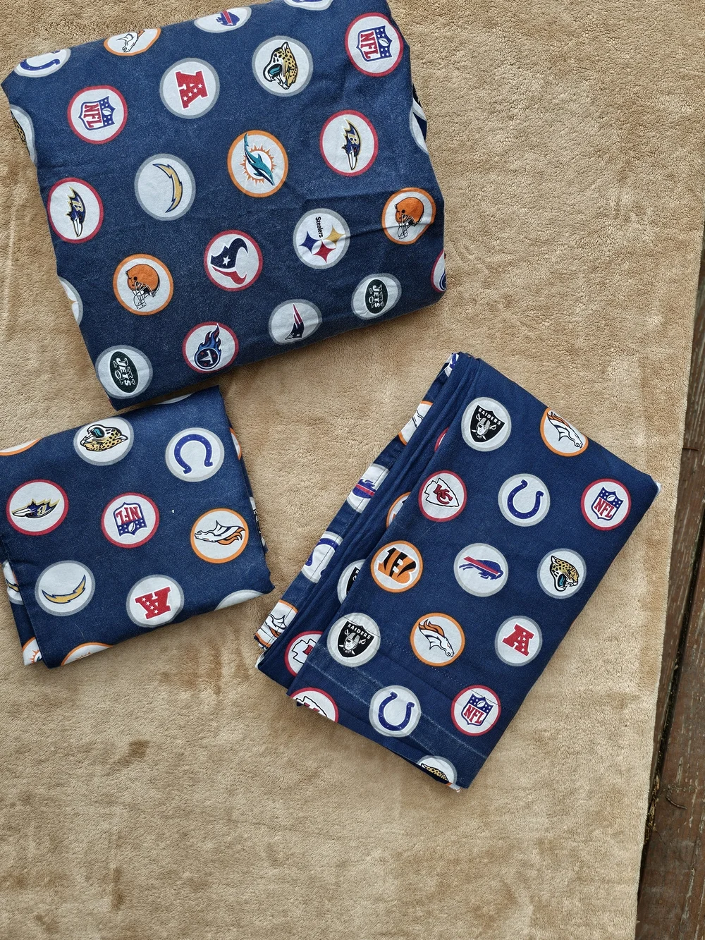 Pottery Barn Teen NFL Twin Sheet Set
